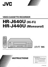 JVC HR-J640U Справочник Пользователя