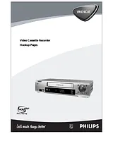 Philips w-vcr-vr674cat99 빠른 설정 가이드
