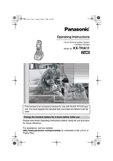 Panasonic KX-THA11 Manual De Usuario