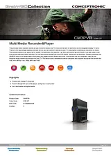 Conceptronic Multi Media Recorder&Player C08-127 Manual Do Utilizador