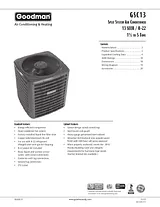 Goodman Mfg Split System Air Conditioner Manual De Usuario