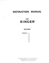 SINGER 1669U User Manual