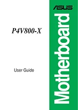 ASUS P4V800-X User Manual