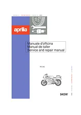 APRILIA rs250 Manual Do Serviço