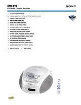 Sony CFD-E95 Guida Specifiche
