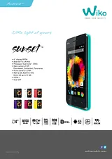 Wiko SUNSET 9374 전단
