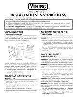 Viking VMOD241SS Installation Instruction