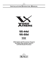Runco VX-44d Manuel D’Utilisation