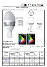 C&E LED (monochrome) 75 mm 230 V G9 1.8 W = 20 W Warm white ATT.CALC.EEK: A Special shape Content 1 pc(s) 8887C1b Ficha De Dados