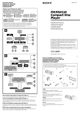Sony CDX-C880R Guía De Instalación