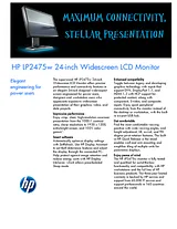 HP LP2475w KD911A4#ABB Leaflet