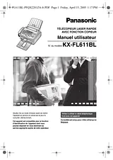 Panasonic KXFL611BL 取り扱いマニュアル