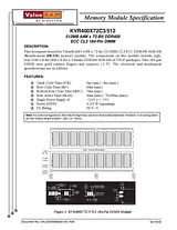 Техническая Спецификация (KVR400X72C3/512)