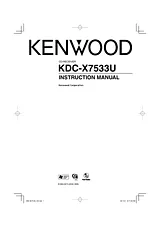 Kenwood KDC-X7533U Manual Do Utilizador