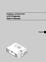 NEC LT154 Manual Do Utilizador