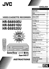 JVC HR-S6852EU 用户手册