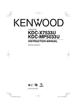 Kenwood KDC-MP5033 사용자 설명서