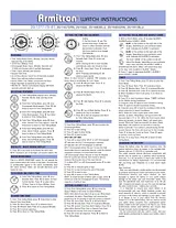 Armitron 20 Справочник Пользователя