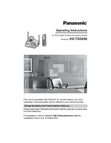 Panasonic KX-TG5456 Mode D'Emploi