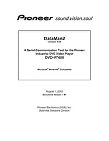 Pioneer dataman2 dvd-v7400 ユーザーズマニュアル
