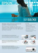 Epson EMP-X5 V11H254040LA Folheto