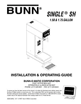 Bunn Single SH Инструкции Пользователя