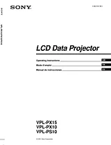 Sony VPL-PS10 Manual Do Utilizador