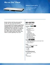 Samsung BD-D6700 BD-D6700/ZA Dépliant