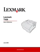 Lexmark T420 Manuale Utente