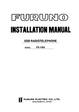 Furuno FS-1503 Manuel D’Utilisation