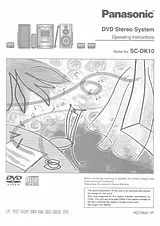 Panasonic SC-DK10 Manual Do Utilizador
