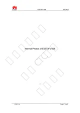 Huawei Technologies Co. Ltd E5573FS-508 Internal Photos