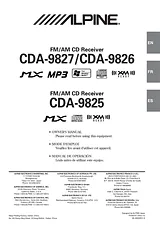 Alpine CDA-9825 Manual Do Utilizador