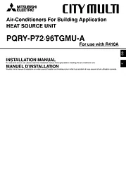 Bell Sports Bell Sports, Inc Air Conditioner PQRY-P72-96TGMU-A Manual Do Utilizador
