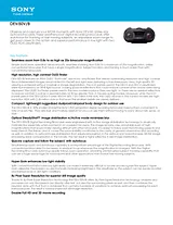 Sony DEV-50V Specification Guide