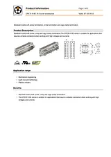 Lappkabel 10196000 EPIC® H-BE 24 SS Pin Insert Pin insert 10196000 Hoja De Datos
