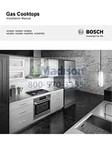 Bosch NGM5655UC Installation Instruction