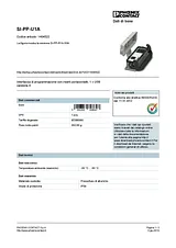 Phoenix Contact Data interface SI-PP-U1A 1404522 1404522 Техническая Спецификация