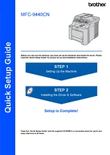 Brother mfc-9440 Guide D’Installation Rapide