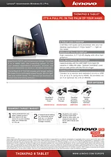 Lenovo ThinkPad 8 20BQ000LUK Fascicule