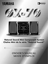 Yamaha GX-70 User Manual