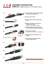 Rean Av XLR connector Socket, straight Number of pins: 3 Black RT3FC-B 1 pc(s) RT3FC-B Dépliant