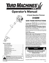 Yard Machines 3100M User Manual