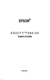 Epson 386 사용자 설명서