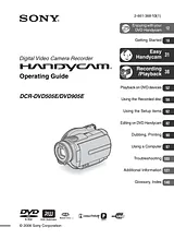 Sony DCR-DVD505E Manual Do Utilizador