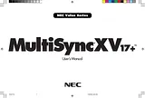 NEC XV17+ ユーザーズマニュアル