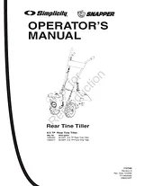 Snapper 8.5 TP User Manual