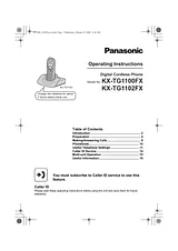 Panasonic kx-tg1102fx 사용자 설명서