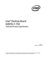 Intel DZ87KLT-75K BOXDZ87KLT75K ユーザーズマニュアル