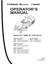 Snapper 2400 XL Series Benutzerhandbuch